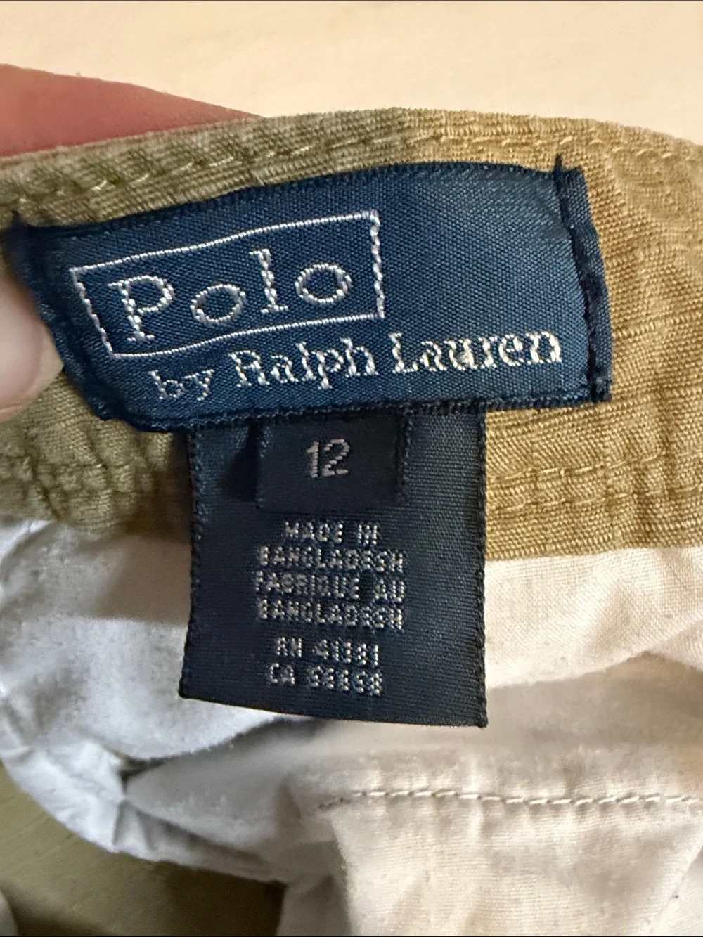 Polo by Ralph Lauren Boys Khaki Cargo Pants